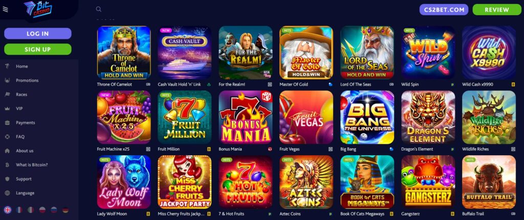 Slot enthusiasts will find a vast selection of slots at 7BitCasino, including classic slots, video slots, and progressive jackpot slots from top software providers like NetEnt, Microgaming, and Betsoft.
