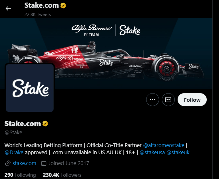 Stake is committed to fostering a strong community, which is evident through its active presence on social media platforms and various forums. 