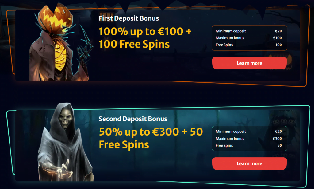 HellSpin offers a generous welcome bonus package for new players.