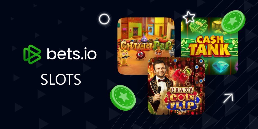 Bets.io offers an extensive selection of slot games from top providers such as NetEnt, Microgaming,
