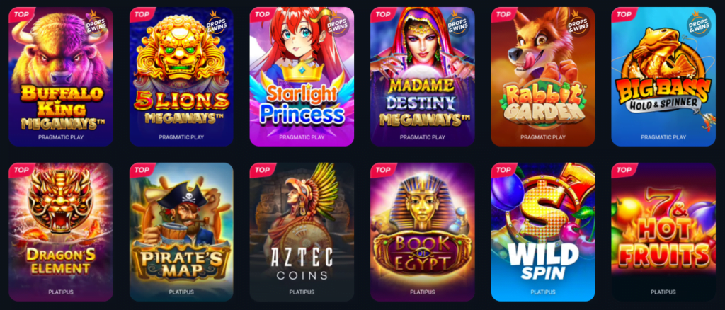 PlayOver 2,000 slot games from top providers like NetEnt, Microgaming, and Play'n GO on BetFury