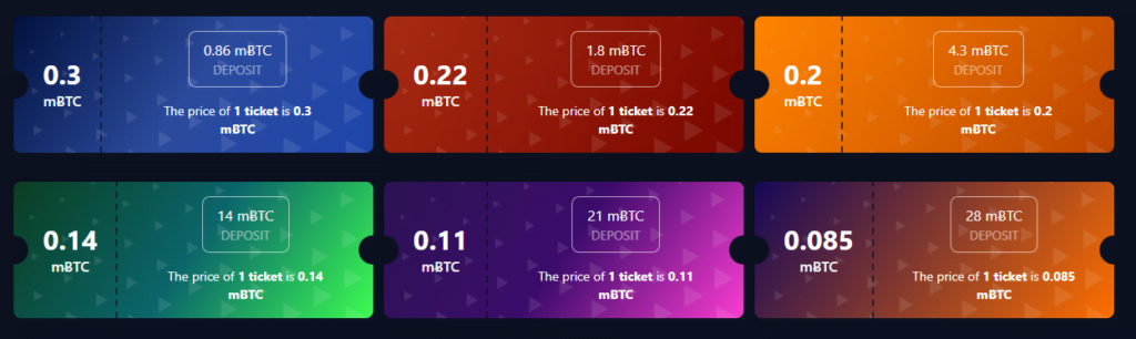 Participating in the Bets.io Casino Lottery couldn't be simpler. 