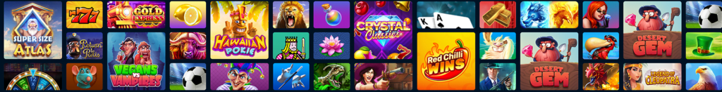 Punt Casino boasts a wide range of slot games, powered by RealTime Gaming.
