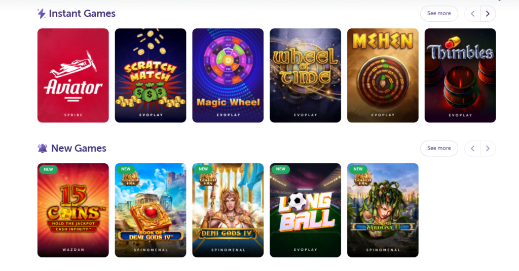 True Flip Casino has an impressive selection of slots from top providers like NetEnt, Microgaming, and Play'n GO.