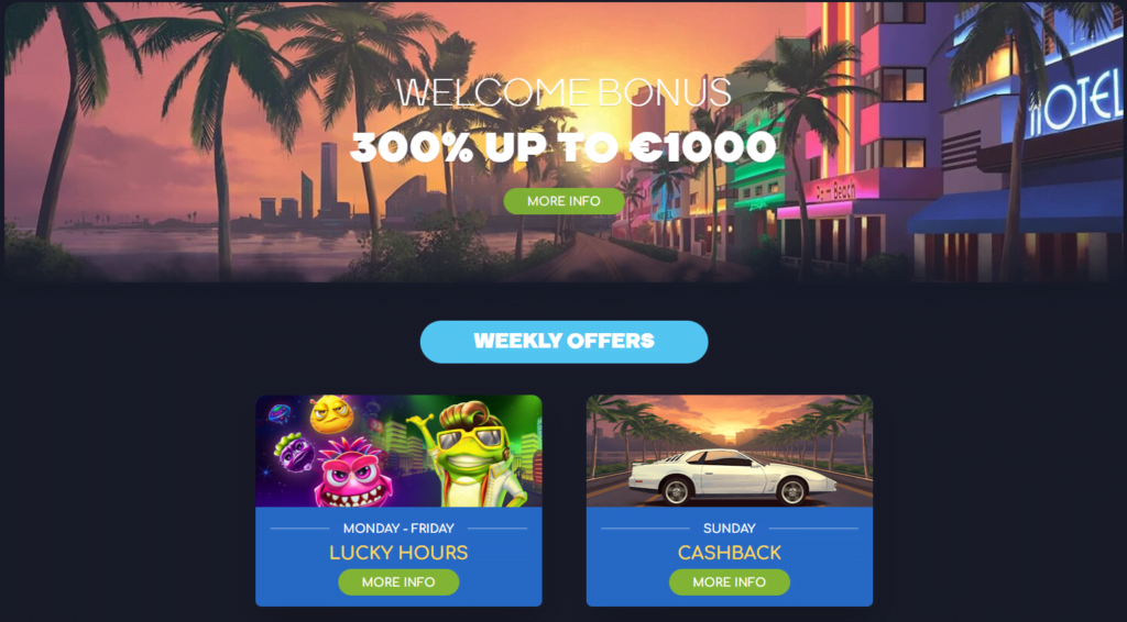 WildTornado Casino can enjoy a generous welcome packag