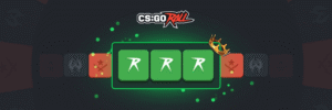 CSGORoll banner of their own slot game